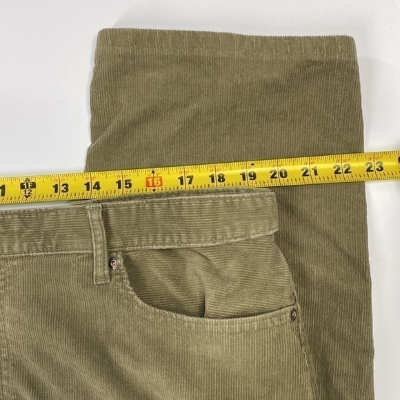 Lands' End Comfort Waist 5 Pocket Corduroy Pant Tan Beige 501619 Size 40x28 - Picture 7 of 13